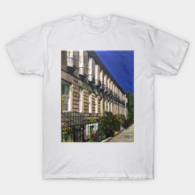 Edinburgh; A View of Stockbridge T-Shirt by golan22may